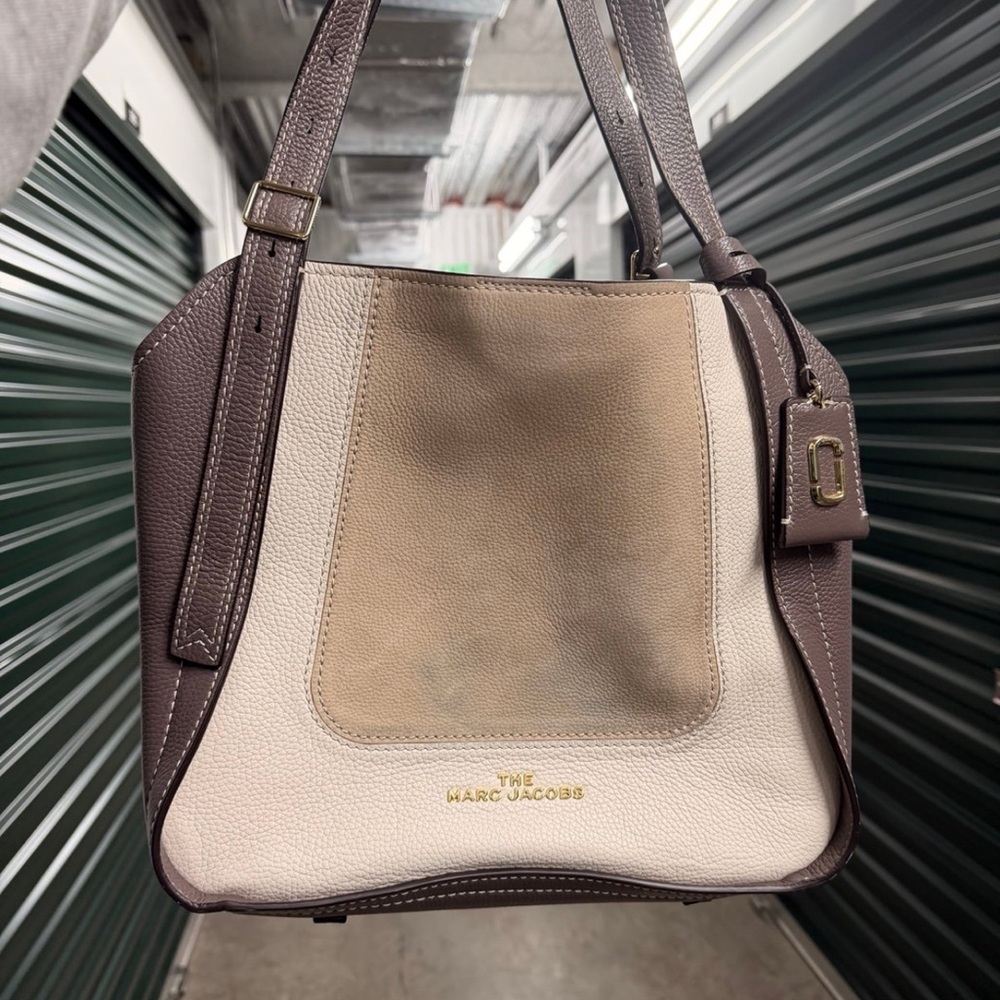 MARC JACOBS Colorblock Director Bag In Grey
